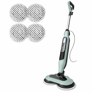 Alvantor Dual Steam Mop All-in-One Hard Floor Steam Mop with 3 Steam Modes & LED Headlights Lightweight for Home Tile Cleaning