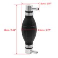 thumbnail image 2 of Unique Bargains Black Rubber Vacuum Petrol Fuel Line Pump Hand Primer Bulb for Car Boat, 2 of 5