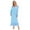 Blue, variant on EFINNY Women's Victorian Nightgowns Long Sleeve Sleepdress Full Length Sleepwear Loose Nightdress Loungewear,S-XXL