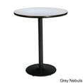 thumbnail image 5 of KFI Studios Mode 2.5' Round Bistro Table, Walnut, Black Base, 5 of 5