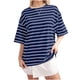 thumbnail image 1 of Camiseta de Manga Corta de Cuello Redondo de Impresión Cómoda Casual para las Mujeres, Camisetas Cortas para las Mujeres, 1 of 6