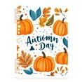 thumbnail image 7 of FORMRS 1-Subject Spiral Notebook 8" x 5" College Ruled 60 Refillable Sheet A5 Hard Cover, 2 Pack, Pumpkins Pattern, 7 of 7