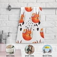 thumbnail image 3 of Coolnut Autumn Fox Cute Hand Towels 2 PCS, Ultra Soft and Highly Absorbent, Autumn Animals Decorative Fingertip Towel for Home, Bathroom, Kitchen, 28.3"x14.4", 3 of 4