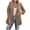 Khaki, variant on Ozmmyan Fashion Women Casual Pockets Long Sleeve Casual Solid Coat Cardigan Blouse