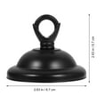 thumbnail image 2 of 2Pcs Canopy Chandelier Ceiling Plate Pendant Light Cover Plate Ceiling Canopy Light Fitting, 2 of 8