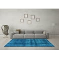 thumbnail image 3 of Ahgly Company Indoor Rectangle Persian Light Blue Bohemian Area Rugs, 2' x 4', 3 of 4