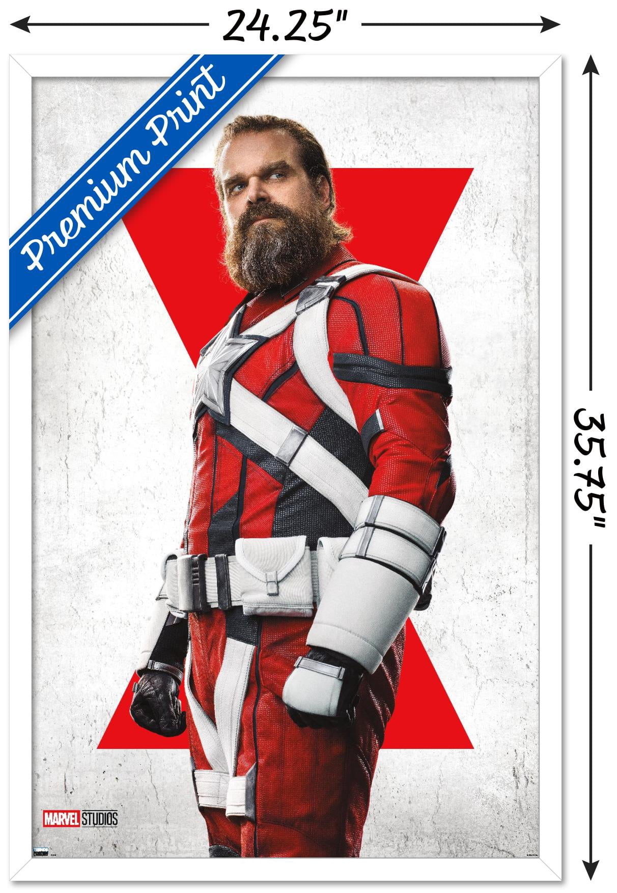 Marvel Black Widow - Red Guardian One Sheet Wall Poster, 22.375" x 34", Framed