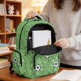 thumbnail image 6 of Whosucclay Soccer Ball Tactics 17 Inch Kids Backpack, Lightweight Students Backpack, Large Capacity with Handle Schoolbag for Kindergarten High School Middle School, 6 of 8