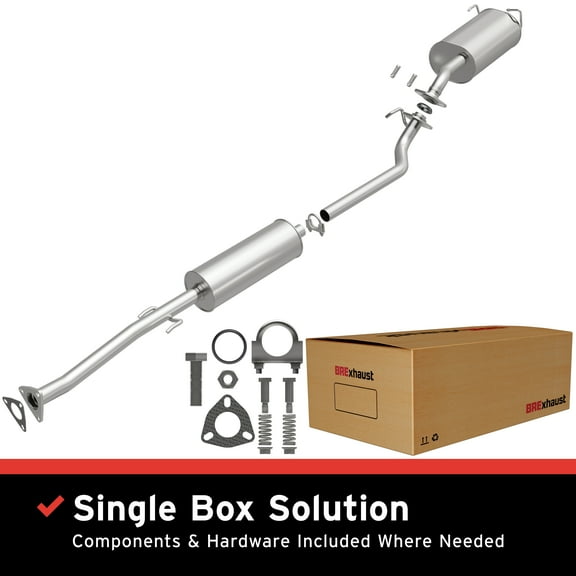 BRExhaust OE Replacement Exhaust System Kit 106-0621: Compatible with 2012-2016 Honda CR-V 2.4L