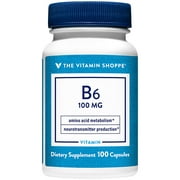 B6 100MG (100 Capsules) by The Vitamin Shoppe