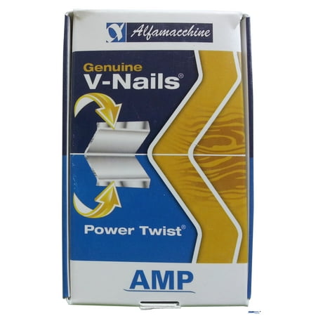 

Alfamacchine AMP Genuine Power Twist V-Nail Joint Fasteners 10mm ( 3/8 ) for SW (Softwood) - Pack of 3000