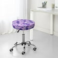 thumbnail image 7 of Kll Violet Round Bar Chair Cushion Cover 13 Inch,Bar Stool Protector With Elastic, Soft Washable, 7 of 7