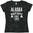 thumbnail image 3 of Inktastic Alaska Awesome Since 1959 Women's T-Shirt, 3 of 5