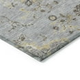 thumbnail image 4 of Addison Rugs Chantille Indoor/Outdoor Transitional Floral Gray Washable Rectangle Rug, 2'6" x 3'10", 4 of 6