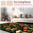 thumbnail image 2 of Ultra Soft Area Rug, Contemporary Dark Floral Aesthetics, Non Slip, Stain Resistant, Washable Area Rugs for Living Room, Bedroom(Black, 4X6), 2 of 8