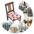 thumbnail image 7 of Kdxio Chair Seat Covers Ladybugs And Flower Print Chair Covers for Dining Room Square Washable Chair Protector Seat(Six Piece), 7 of 7