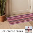 thumbnail image 3 of Boho Red Colorful Striped Ethnic Pattern Door Rugs,Washable Non Slip Door Mats Indoor,Decorative Door Mats,Entry Mat Indoor for Entrance,Bedroom,Kitchen,Bathroom,16"x47", 3 of 6
