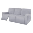thumbnail image 1 of Sofá Reclinable Seccional Sunnimix Cubierta de Chaise Lounge Gris Claro, 1 of 8