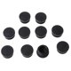 thumbnail image 1 of 10 piezas de patas de mesa para muebles, tapa de extremo de plástico negro para tubo de metal redondo, 1 of 5