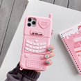 thumbnail image 1 of Bonita funda de teléfono rosa con corazón de amor para niña, carcasa trasera de silicona suave para iphone 14pro Max, 12, 11, 13pro Max, XR, XS Max, 7, 8Plus, Se Fivean unisex, 1 of 2