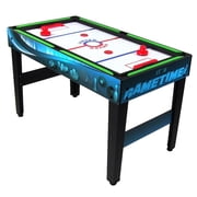 Sunnydaze 2-Player 10-in-1 Multi-Game Table, Game Time Blue