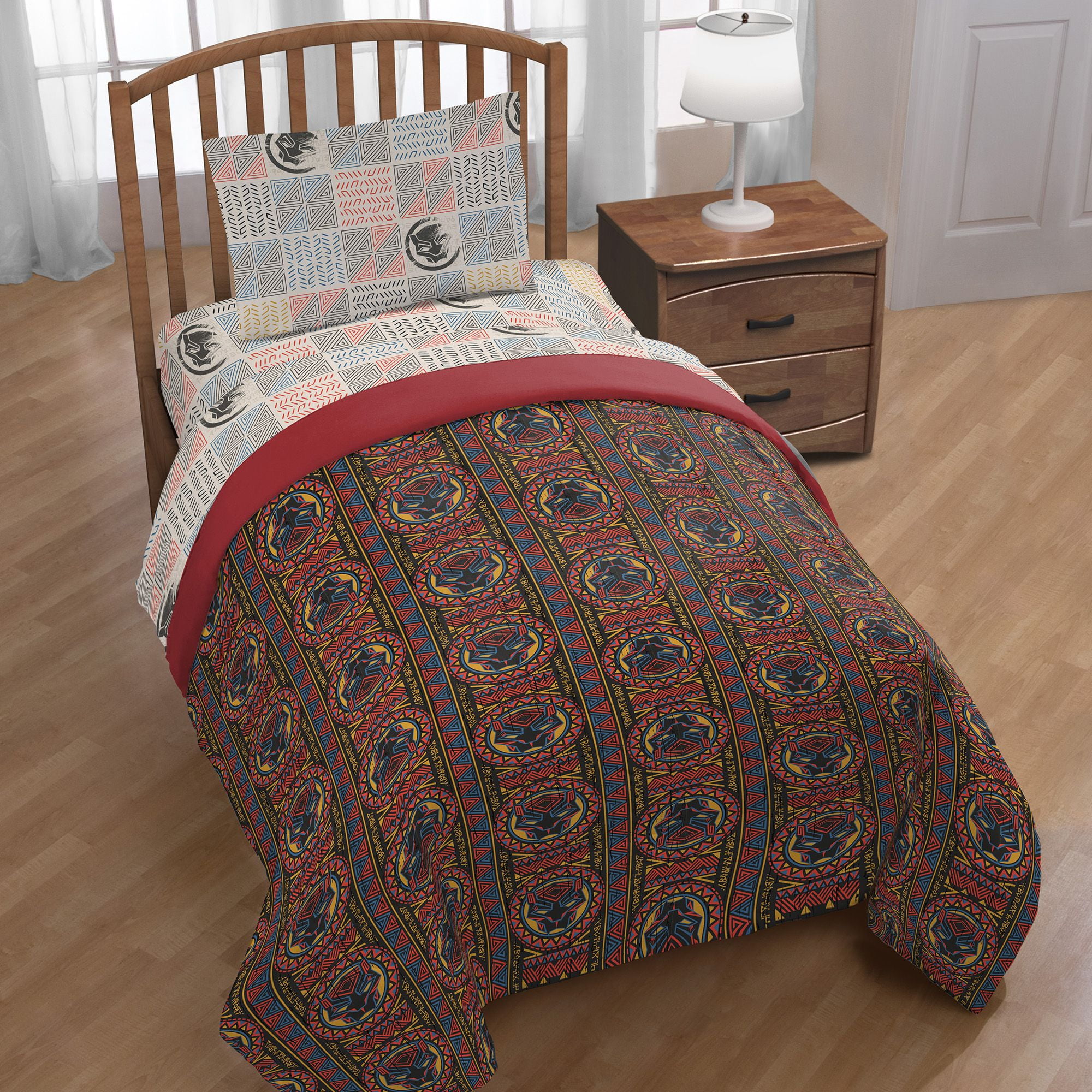 Marvel Black Panther Tribal 4 Piece Twin Bed In A Bag Com