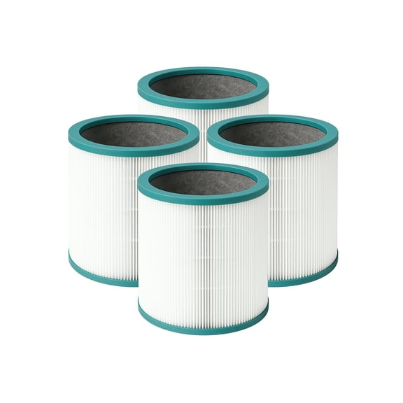 Nispira Dual-layer HEPA Vacuum Filter Compatible with Dyson TP02 Tower US Sm/Nk and TP02 US Nk/Nk, TP01 BP01. Compared to EVO filter part 968126-03. 4 Units