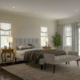 thumbnail image 6 of Lavish Home Set of 2 Table Lamps with Energy-Efficient LED Bulbs (Bronze), 6 of 6