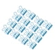 thumbnail image 2 of 50 clips huecos para carpetas de papel de metal para documentos, informes de prueba, color azul, 2 of 9