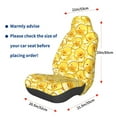 thumbnail image 3 of Wukai Cool Duck With Yellow Strip Full Set Car Seat Covers with Soft Padding Universal Auto Front Seats Protector and Cushion Mat, 3 of 5