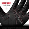 thumbnail image 2 of Guantes de bateo Franklin Sports Shok-Sorb X negro/negro para adultos Franklin Sports, 2 of 7