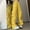 Yellow, variant on Swuxness Women Casual Cargo Pants, Womens Fall Long Pants, Women's Solid Color Soft Comfortable High Waist Active Wide Leg Long Cargo Trousers with Drawstring Yellow, XL