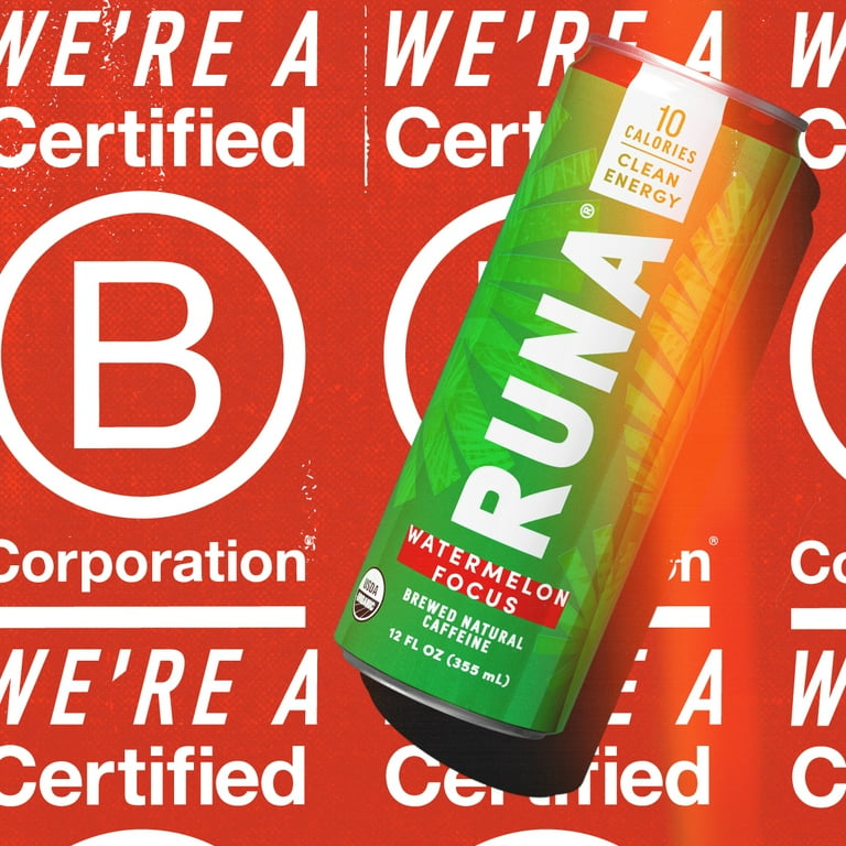 RUNA Energy Drink, Watermelon, 12 fl oz Can - Walmart.com