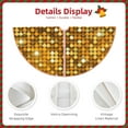 thumbnail image 3 of Sikiie Bright Shiny Golden Christmas Tree Skirt, Christmas Tree Decorations, Christmas Decor, Tree Mat Decoration(30-48IN)-30", 3 of 6