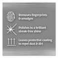 thumbnail image 3 of Weiman Stainless Steel Wipes, 7 X 8, 30-Canister, 4 Canisters-Carton, 3 of 3