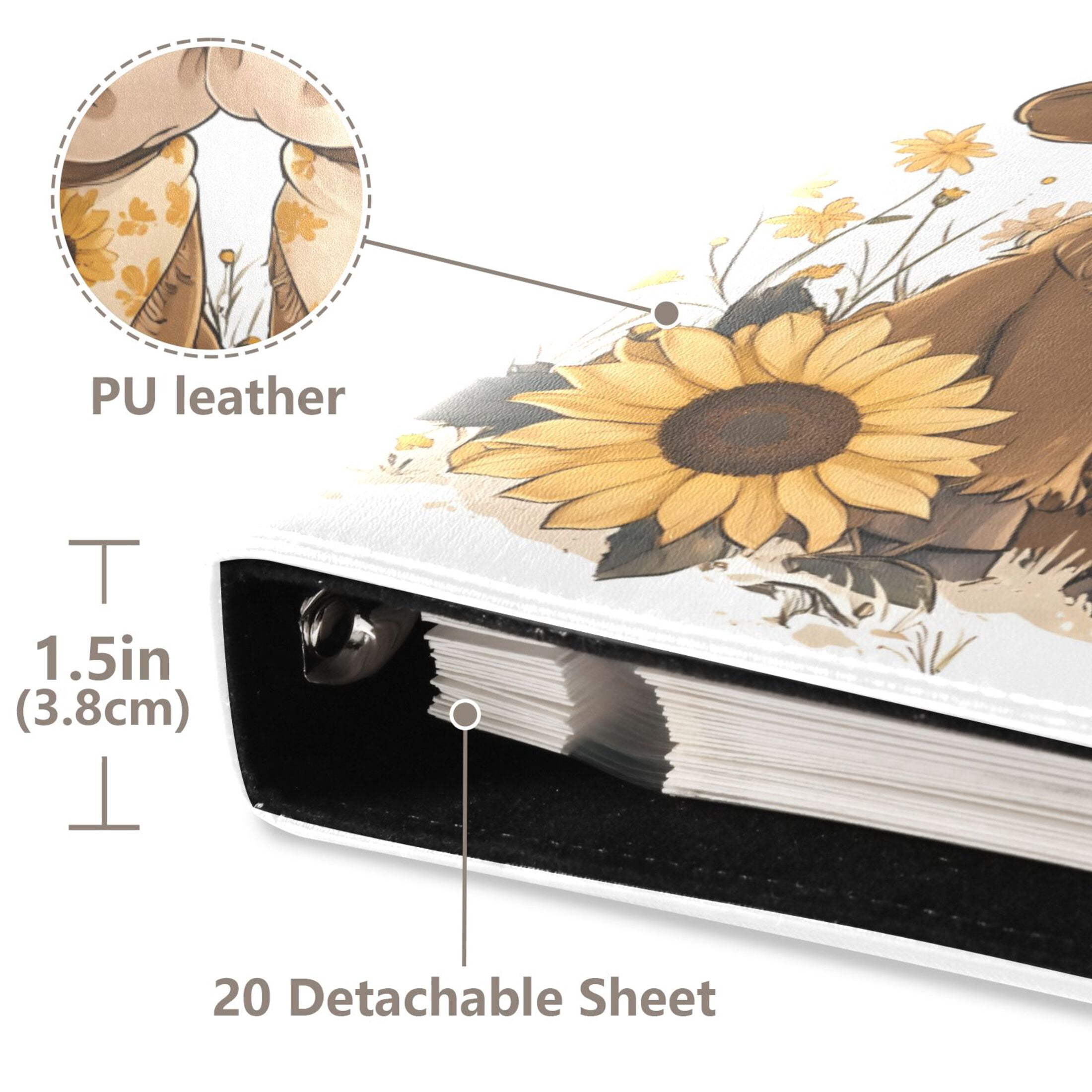Leather Cover Photo Album 80 Pockets 4x6 Photos Bookshelf Picture