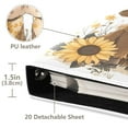 thumbnail image 4 of Leather Cover Photo Album 80 Pockets 4x6 Photos Bookshelf Picture Album Two Highland Cow and Sunflower, 4 of 9