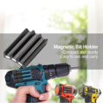 thumbnail image 4 of Magnetic Bit Holder Screwdriver Bits Holder with Adhesive Powerful Magnet Drill Bit Stand Small Power Tool Accessories, 4 of 5