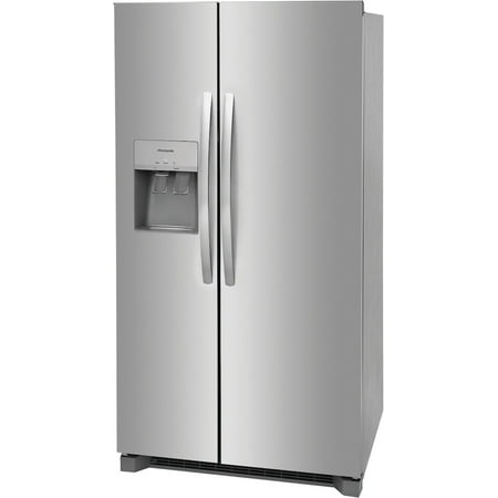 Frigidaire - 25.6 Cu. Ft. Side-by-Side Refrigerator - Stainless steel