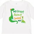 thumbnail image 4 of Inktastic My Great Aunt Loves Me Boys Long Sleeve Toddler T-Shirt, 4 of 5