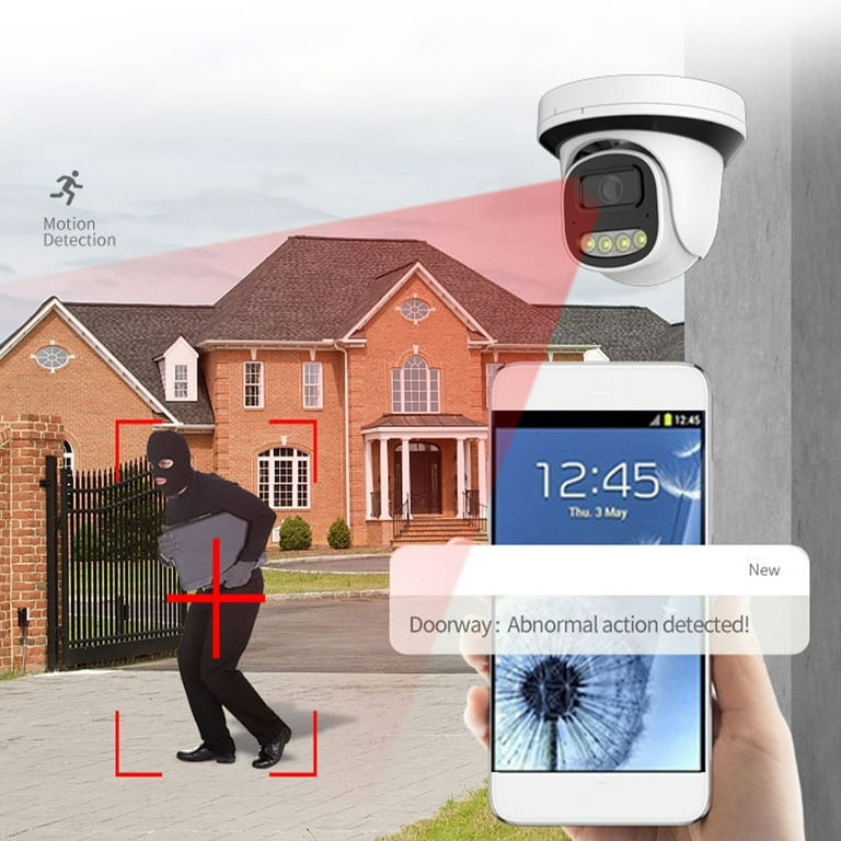 Nkmbld Night Vision Security Cameras for Home Outdoor Wireless