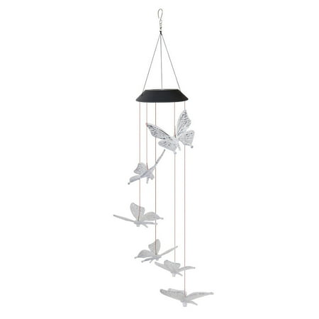 

Aousin LED Solar Wind Chime Butterfly Light Color Changing IP65 Hanging Lamp (C)