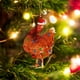 thumbnail image 1 of Pendiente de gallina de Navidad, acrílica, rooster plano, adorno de árbol de Navidad, decoración de cristal, para hogar, con luz LED integrada, metal, para dormitorio, pendiente de Navidad,, 1 of 7