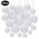 thumbnail image 2 of 30 piezas/lote de linternas de papel chinas blancas de 4''-12'', linternas redondas colgantes para bodas, fiestas de cumpleaños, eventos, decoración navideña, 2 of 5
