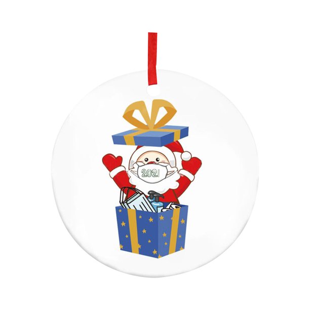 Personalice los ornamentos colgantes de los adornos formados para la decoración de la Navidad Wmkox8yii fhajkh1692