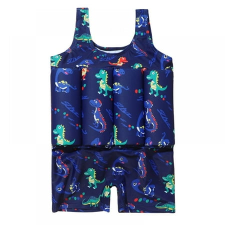 

BULLPIANO Toddler Floating Swimsuit Boys Girls Float Suit Floating Swimsuit One Piece Rashguard Swimsuit Kids Summer Beach Bathing Suit