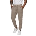 thumbnail image 3 of Men's Slim Jogger Pants Casual Tapered Drawstring Elastic Waist Jogging Sweatpants Running Exercise Gym Workout Athletic Pants with pockets Camel S, 3 of 7