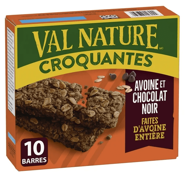 Nature Valley Crunchy Granola Bars, Oats 'n Dark Chocolate, 5ct, 210g (4 Pack)