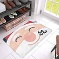 thumbnail image 3 of MKHERT Funny Christmas Quote Ho Ho Ho with Face Santa Claus Doormat Rug Home Decor Floor Mat Bath Mat 30x18 inch, 3 of 3