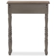 thumbnail image 6 of Baxton Studio Noemie Country Cottage Farmhouse Brown Finished 1-Drawer Console Table, 6 of 11